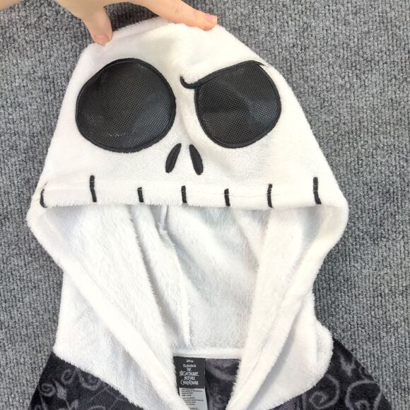 The Nightmare Before Christmas Jack Skellington One Piece Pajamas Small Black - Picture 5 of 13